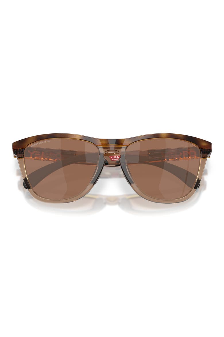 Gender Inclusive Frogskins Range XL 58mm Polarized Round Sunglasses, Alternate, color, BROWN TORT/ BROWN / PRIZM