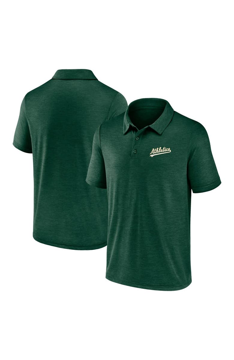 FANATICS Men's  Green Athletics Unstoppable Polo, Main, color, Green