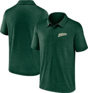 FANATICS Men's  Green Athletics Unstoppable Polo