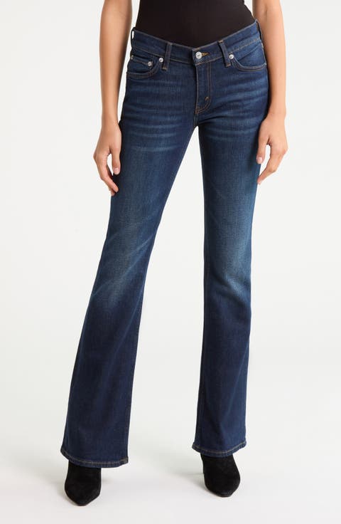 Low Rise Micro Bootcut Jeans