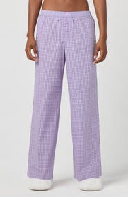 Florence by Mills Micro Plaid Wide Leg Pants