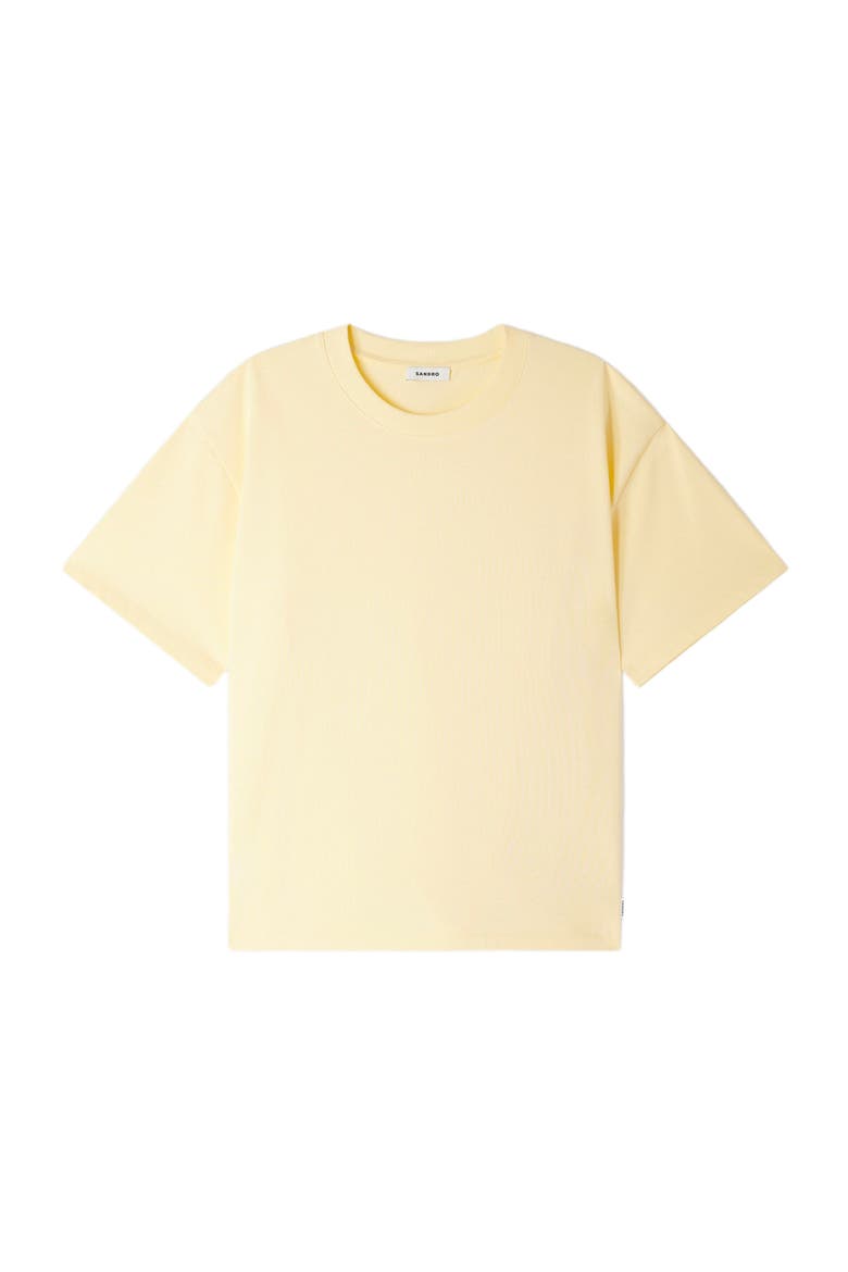 Oversized T-shirt, Alternate, color, Souffre