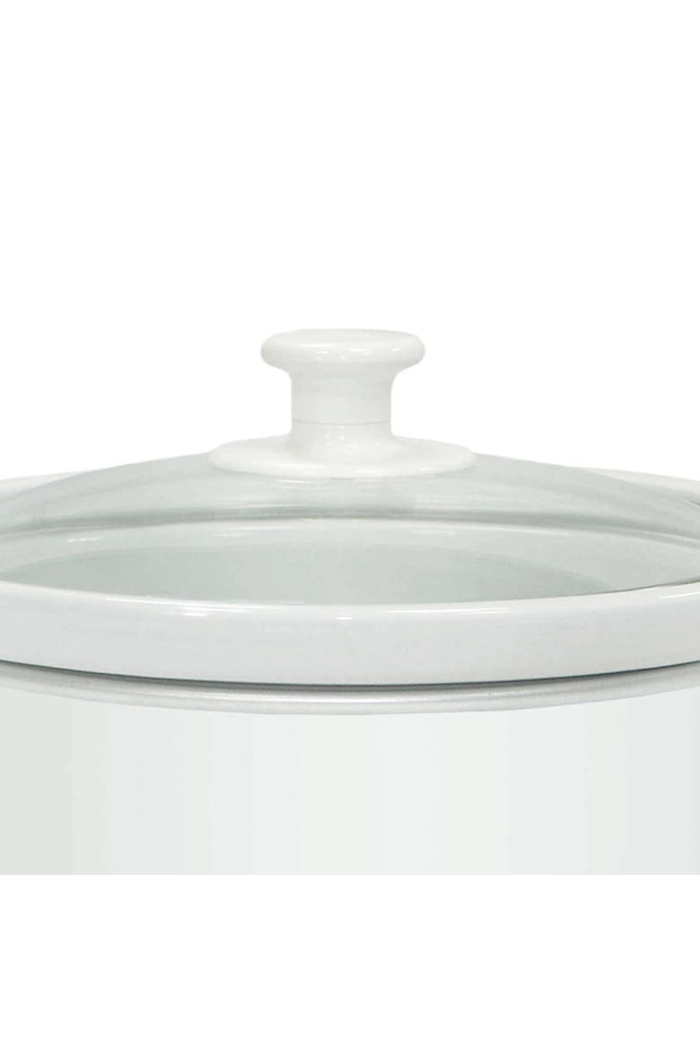 3 Quart Slow Cooker in White, Alternate, color, White