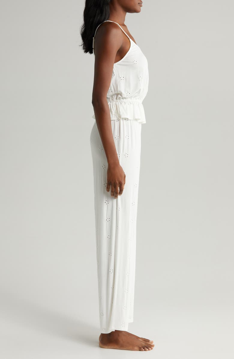 Honeydew Clear Skies Eyelet Jersey Camisole Pajamas, Alternate, color,