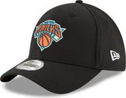 New Era Men's New Era Black New York Knicks Official Team Color 39THIRTY Flex Hat