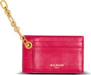 Balmain Pulse lambskin leather card holder