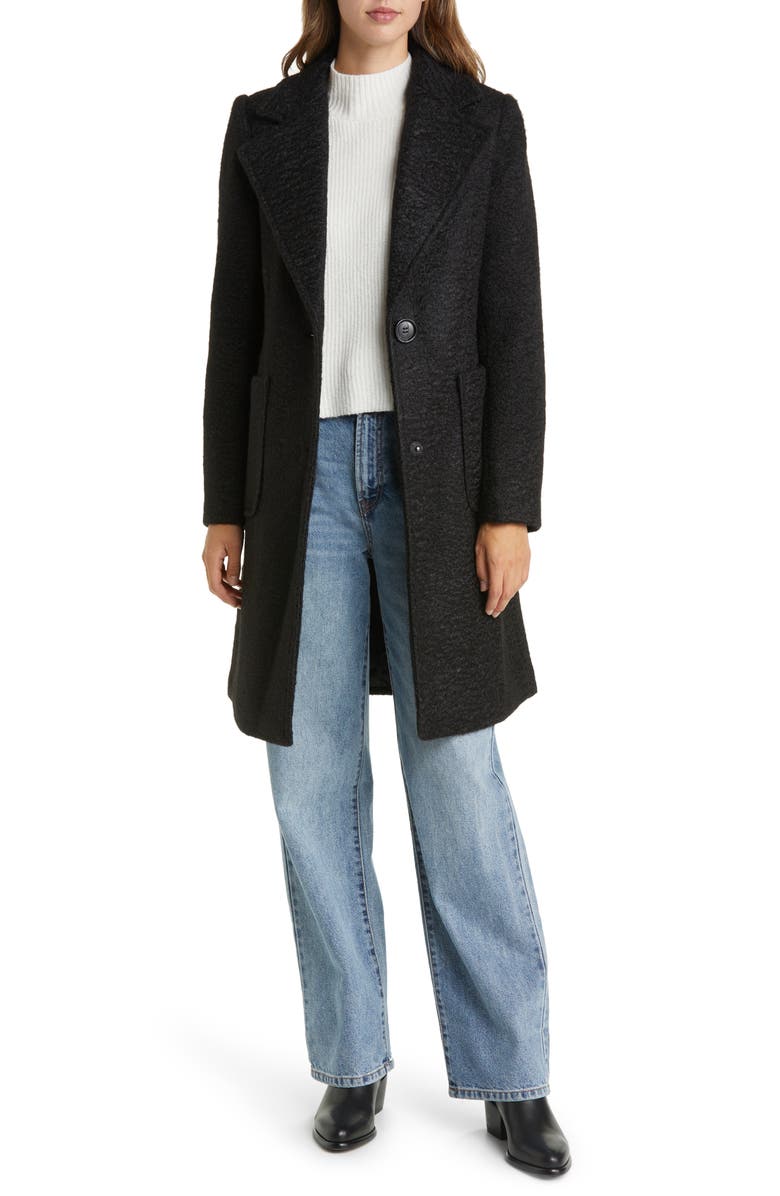 Sam Edelman Textured Coat, Alternate, color, 