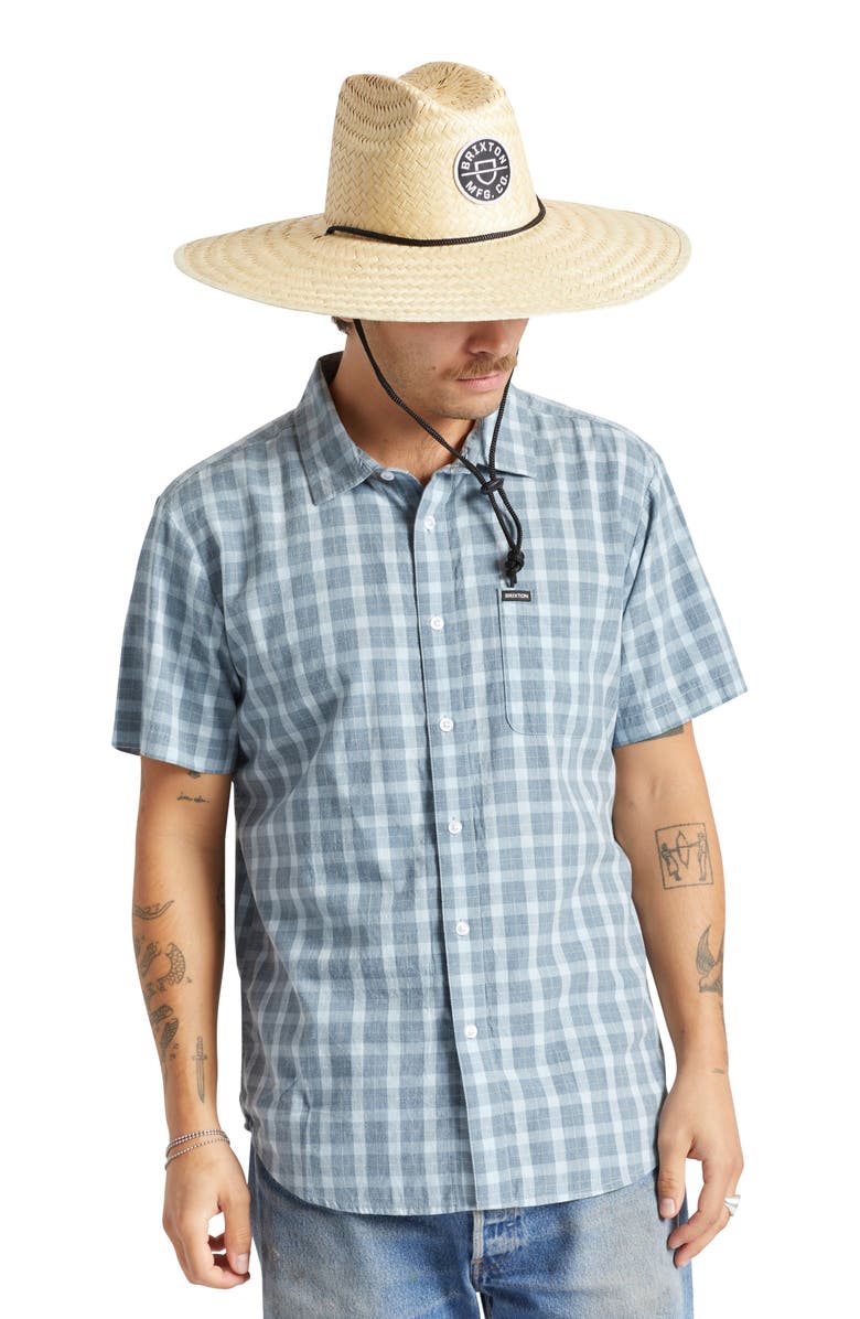 Brixton Crest Straw Sun Hat, Alternate, color, 