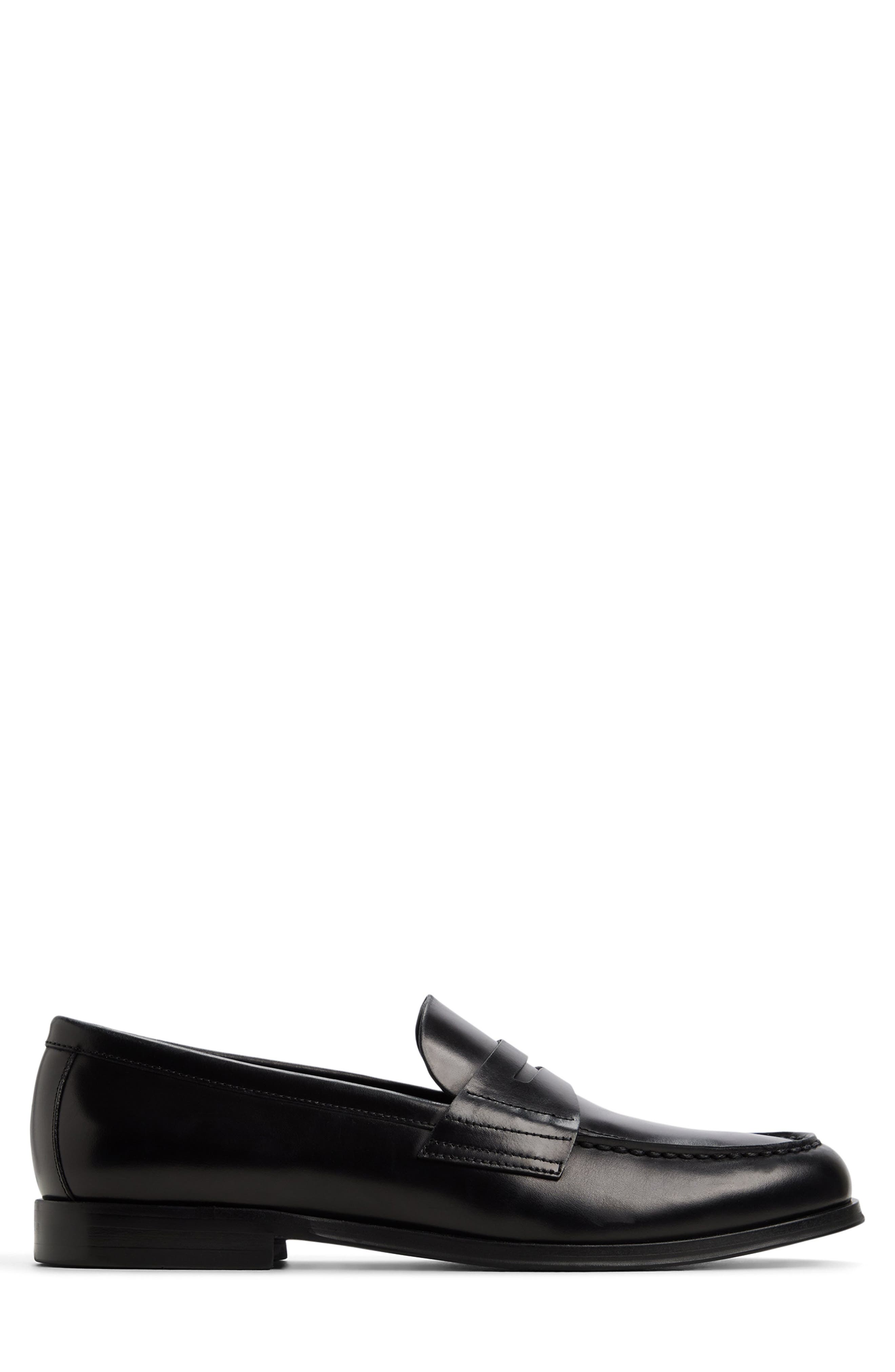ALDO Keifer Penny Loafer, Alternate, color, Black