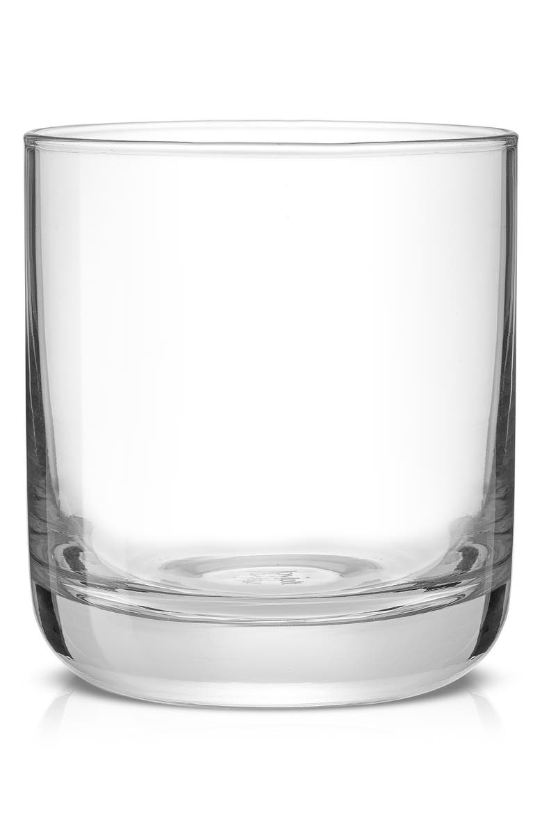 JoyJolt Faye Set of 6 Double Old Fashioned Glasses, Alternate, color, Clear