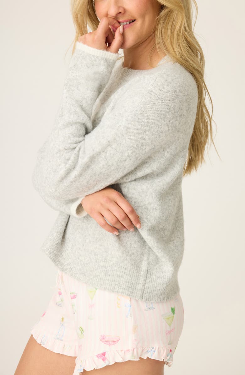 PJ Salvage Pretty Punch Sweater, Alternate, color, H Grey