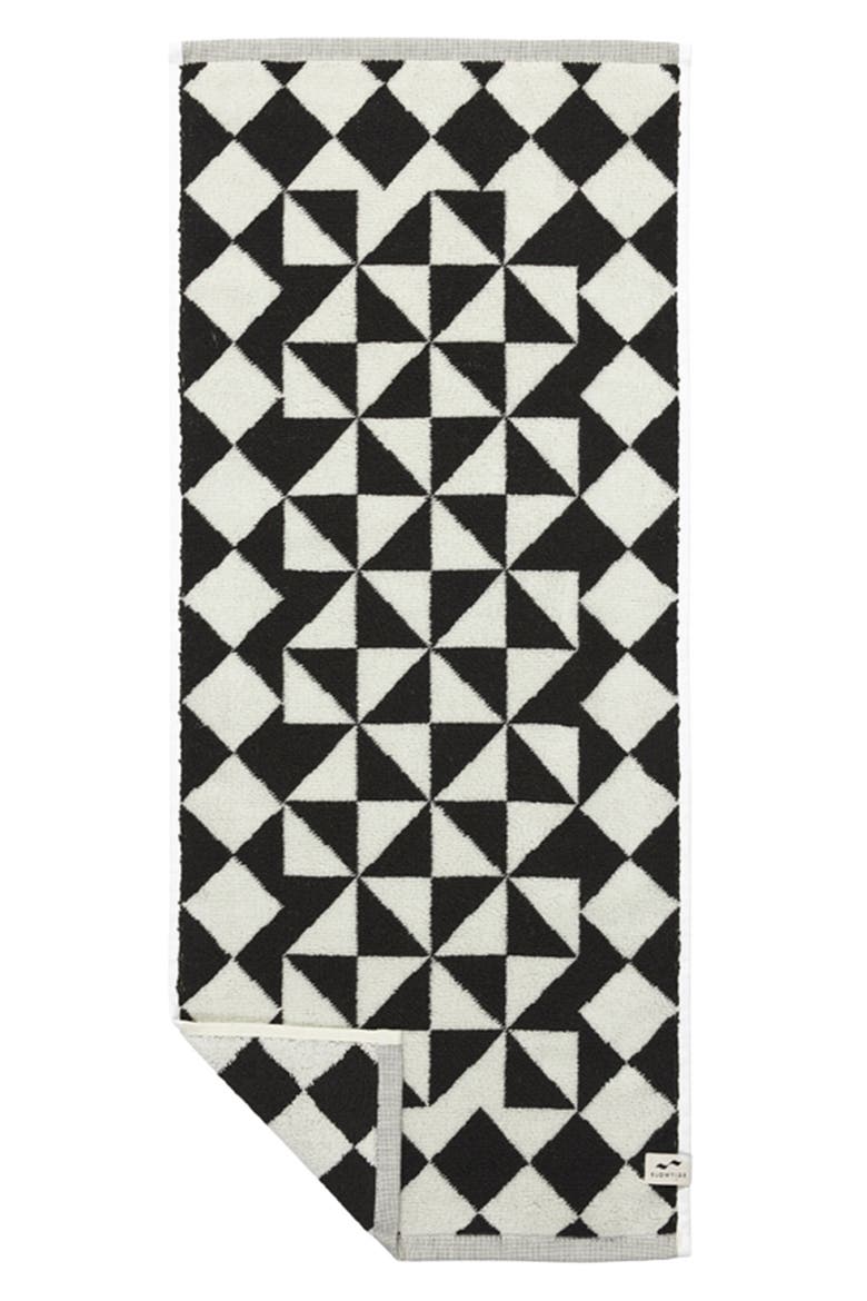 Gatsby Hand Towel, Main, color, BLACK