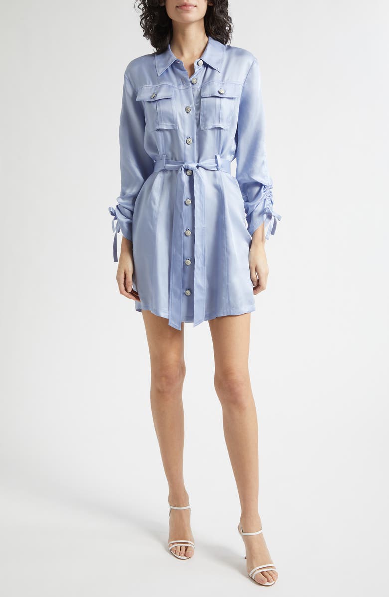 Cinq à Sept Dale Shirtdress, Main, color, Twilight Mist