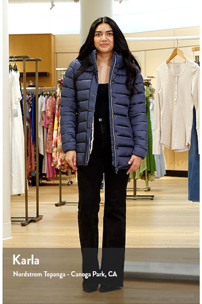 Danis Water Resistant Nylon Puffer Jacket video