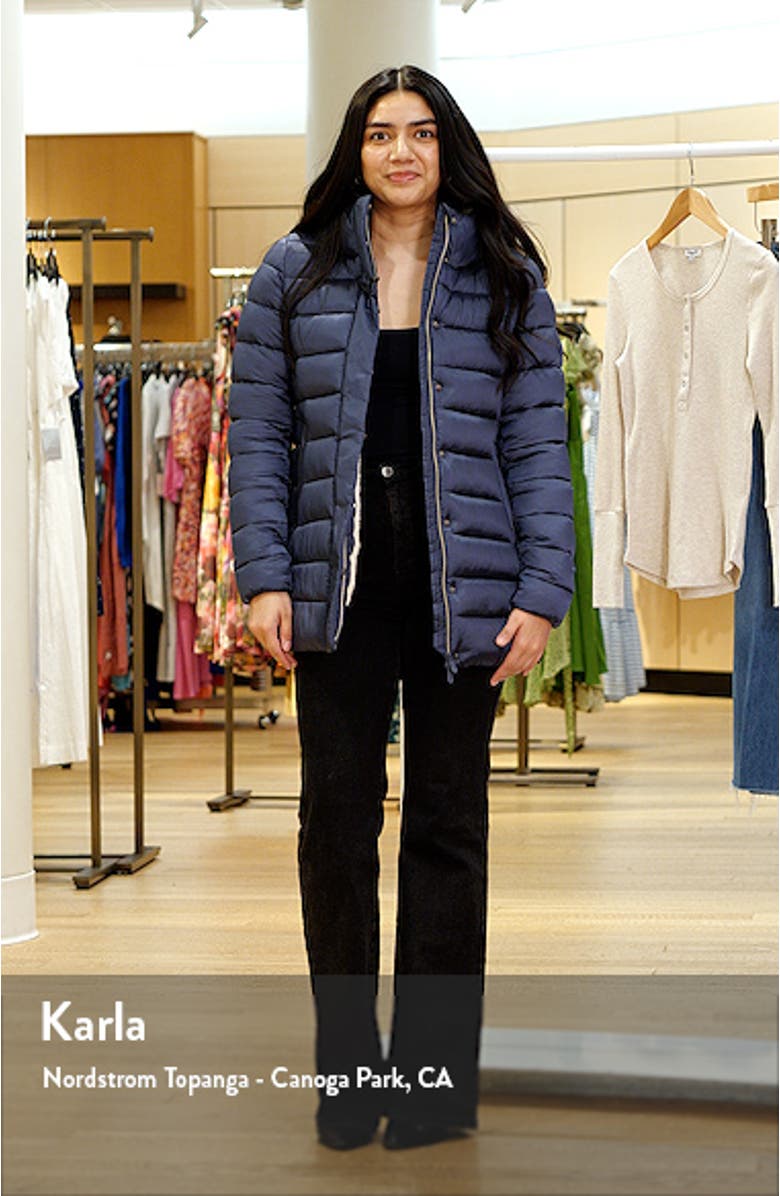 Danis Water Resistant Nylon Puffer Jacket, sales video thumbnail