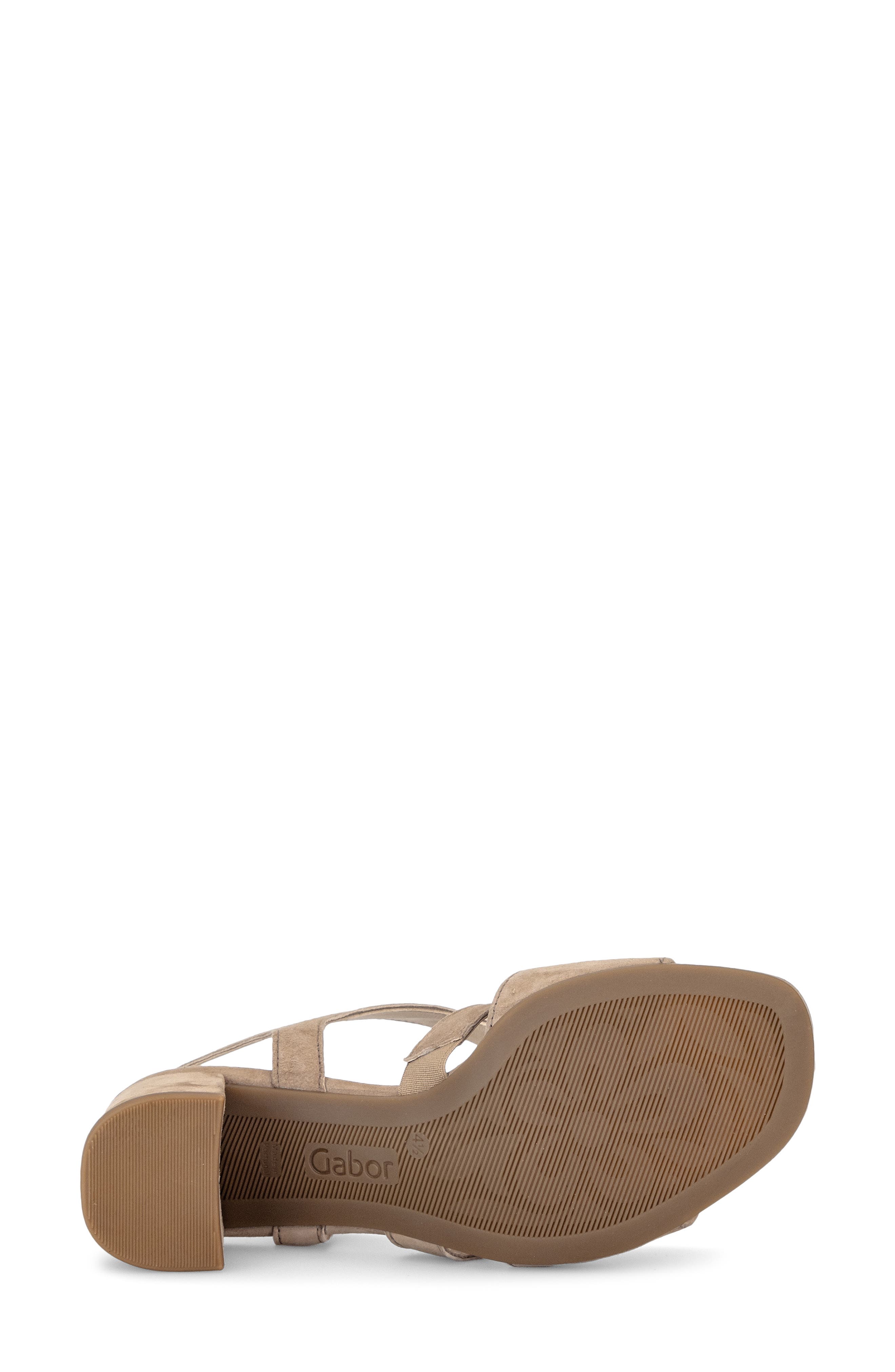 Gabor Ankle Strap Sandal, Alternate, color, Sand