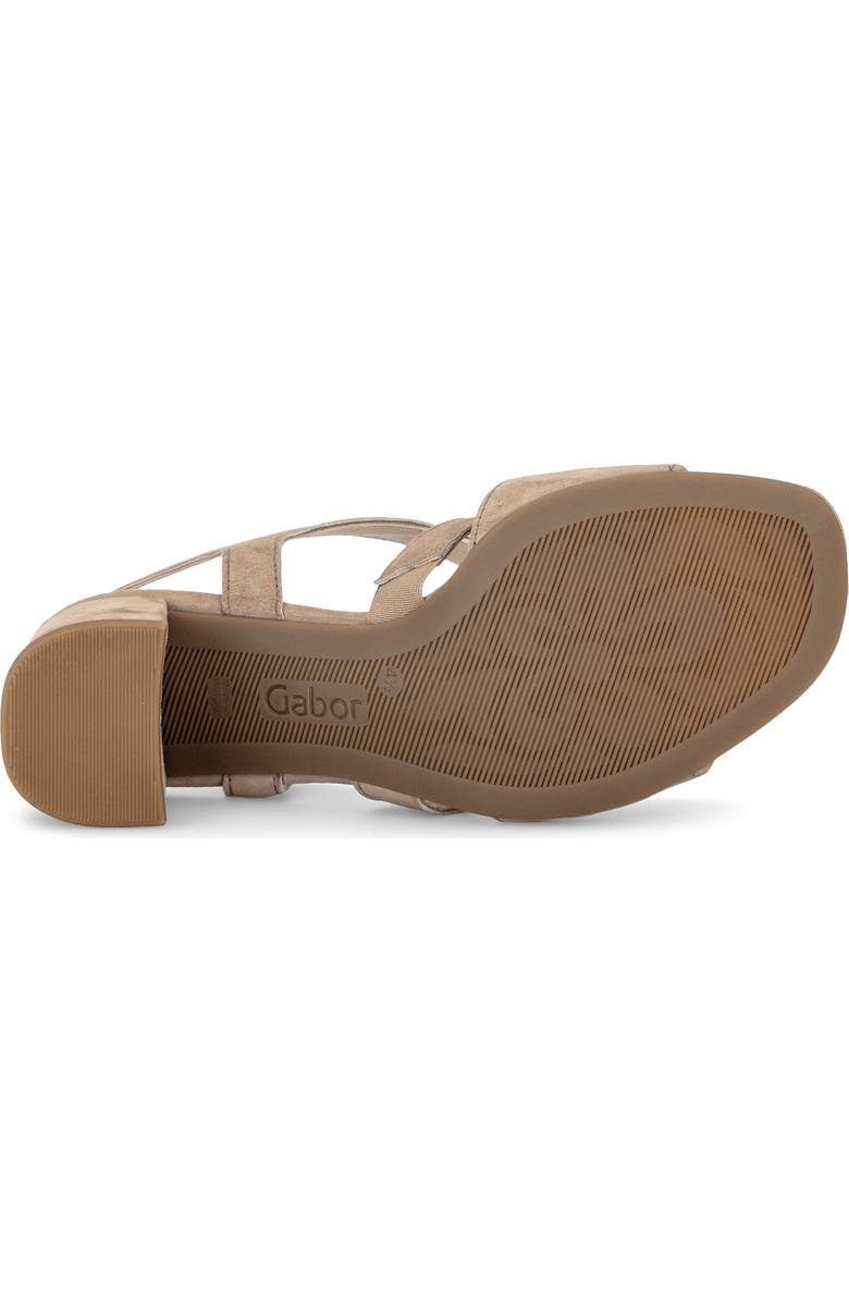 Gabor Ankle Strap Sandal, Alternate, color, Sand