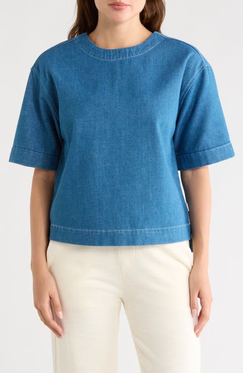 Falyn Denim Top