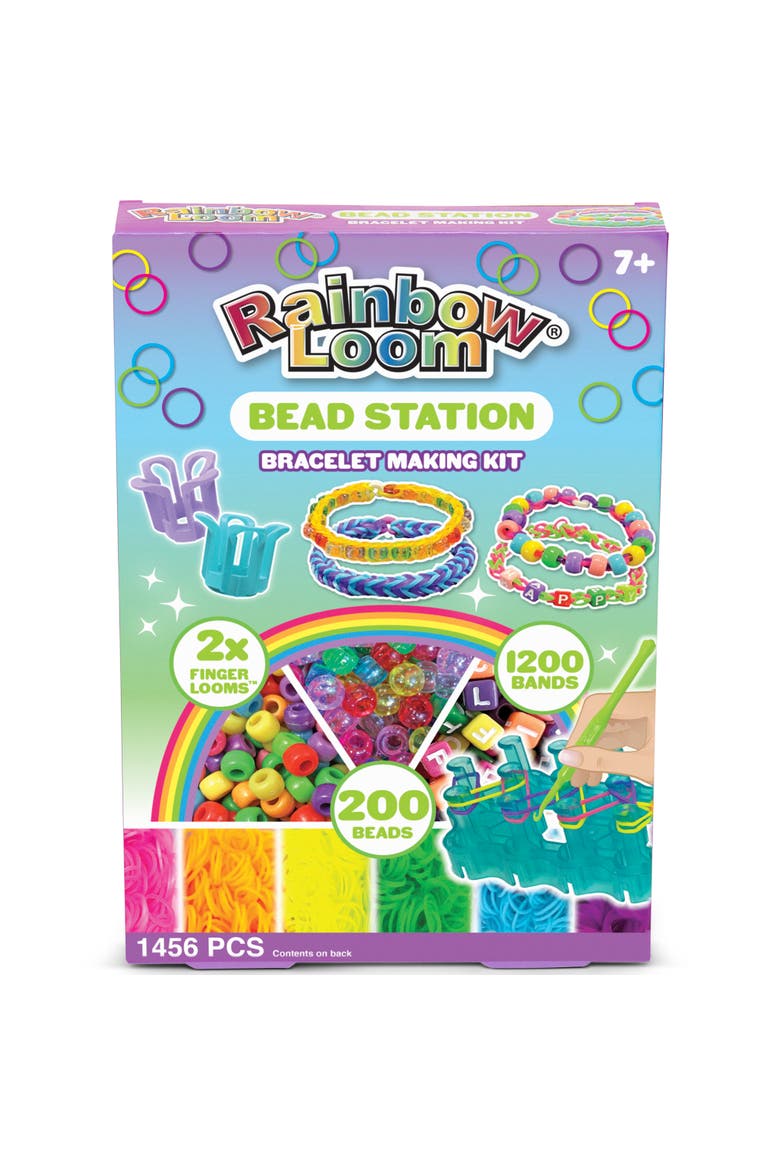 Bead Station 1200 Bands, 200 Beads, Loom Kit, Kids 7+, Alternate, color, Multicolored