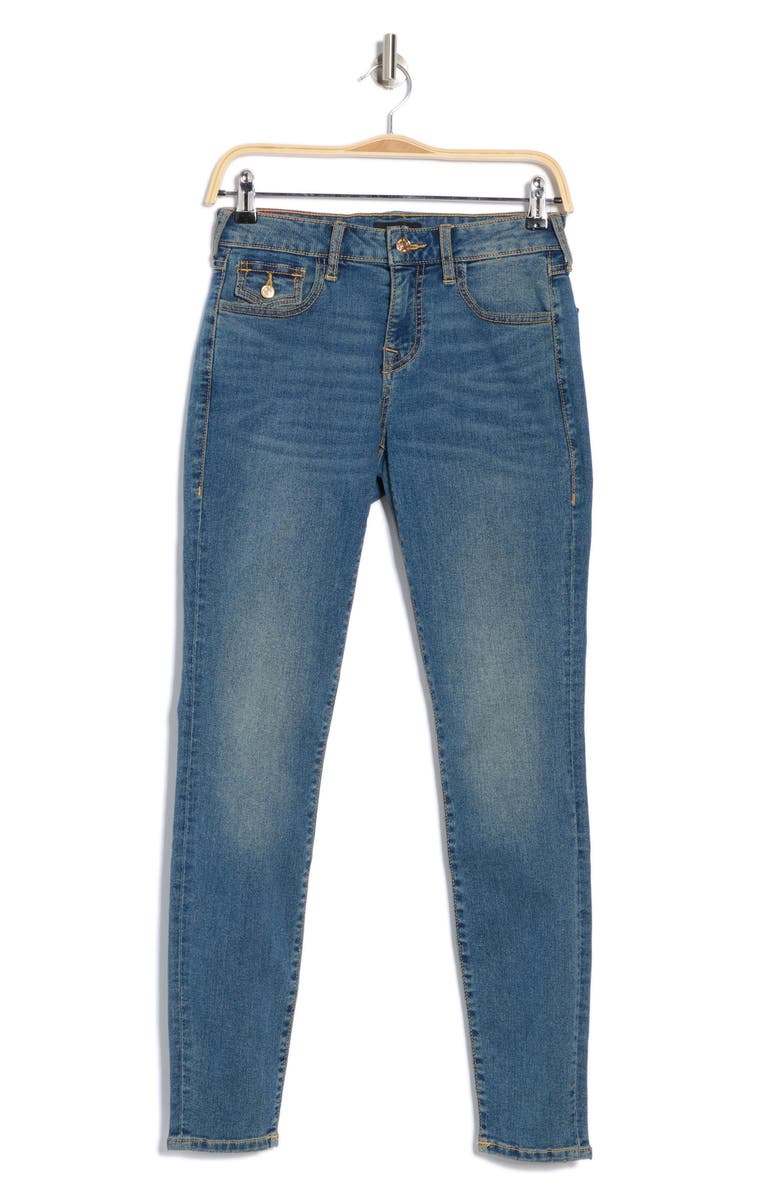 True Religion Brand Jeans Jennie Mid Rise Skinny Leg Jeans, Alternate, color, 