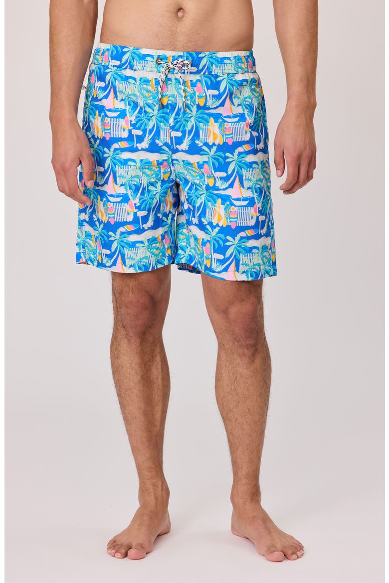 Comfort Lined Swim Shorts, Alternate, color, Breakwater Beach