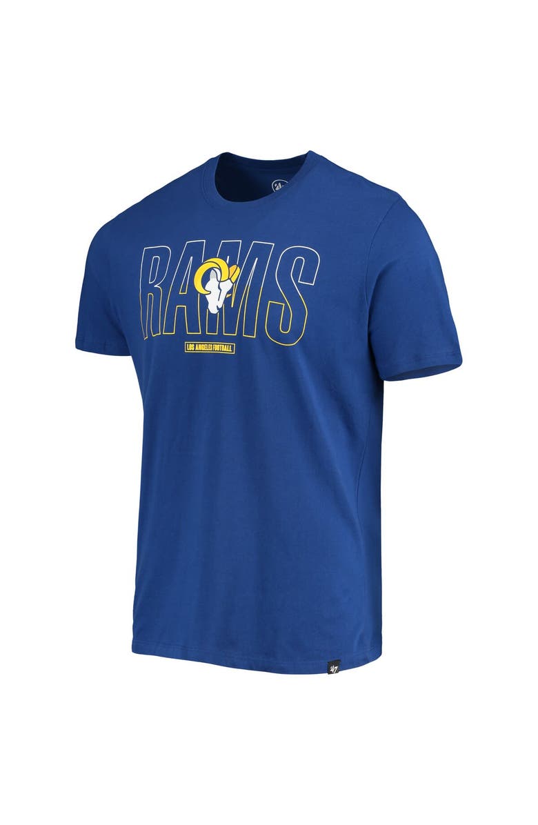 '47 Men's '47 Royal Los Angeles Rams Split Squad Super Rival Team T-Shirt, Alternate, color, Royal