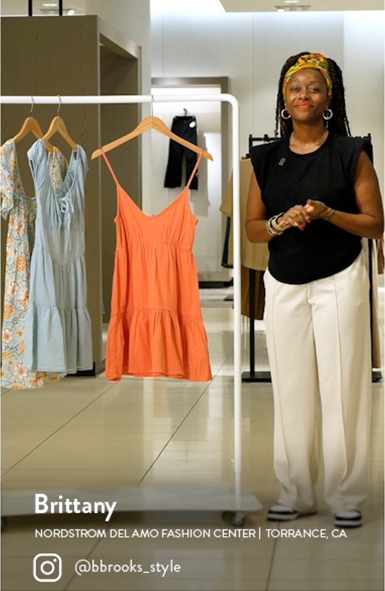 Wave After Wave 2 Tiered Minidress, sales video thumbnail