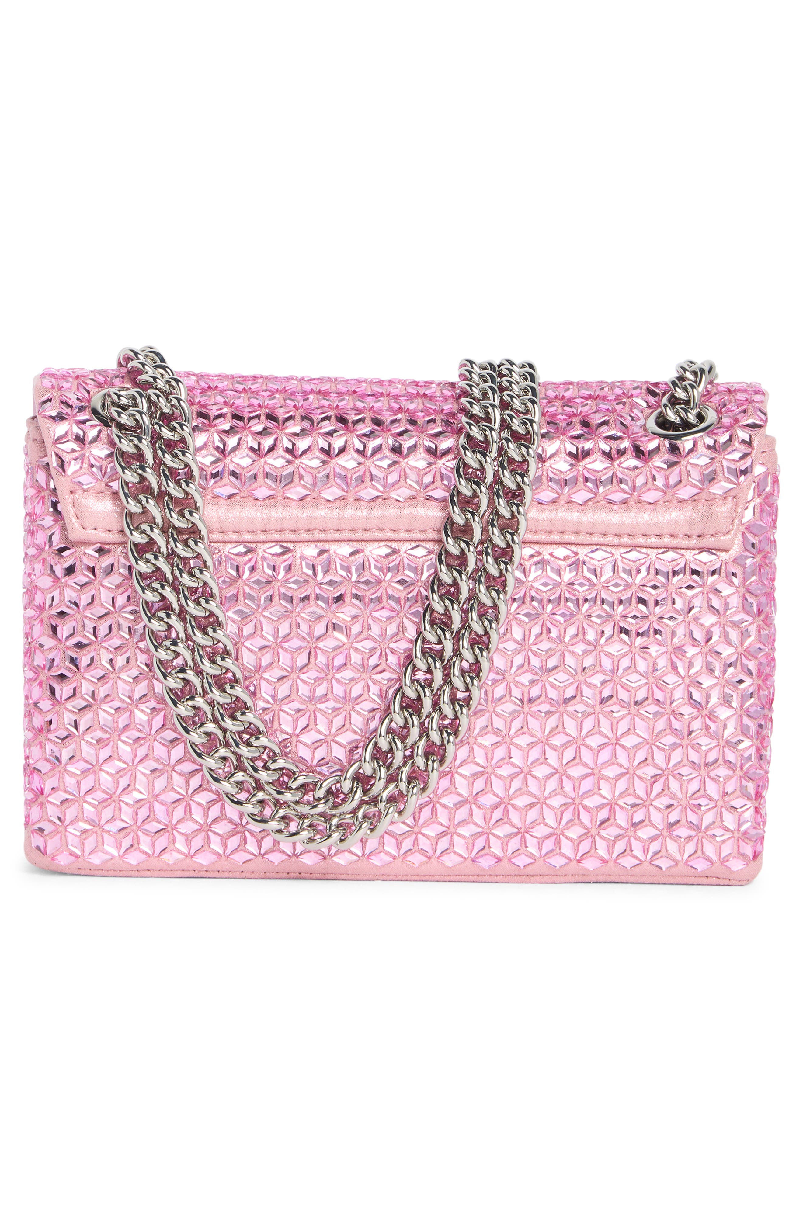 Kurt Geiger London Fabric Mini Brixton, Alternate, color, Pale Pink