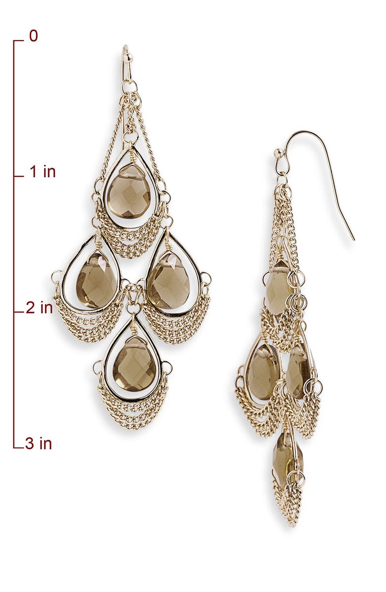 Kendra Scott 'Trista' Stone Chandelier Statement Earrings, Alternate, color, 