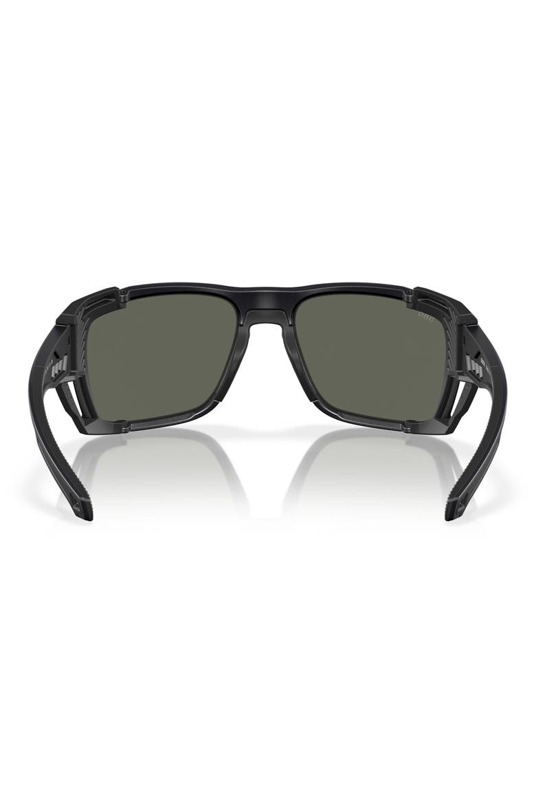 King Tide 8 60mm Polarized Rectangular Sunglasses, Alternate, color, GRAY