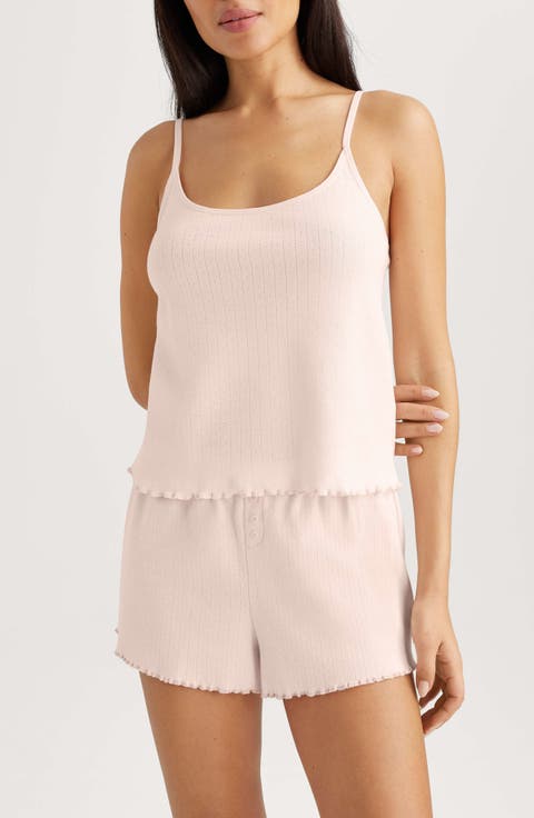 Pointelle Rib Sleep Camisole