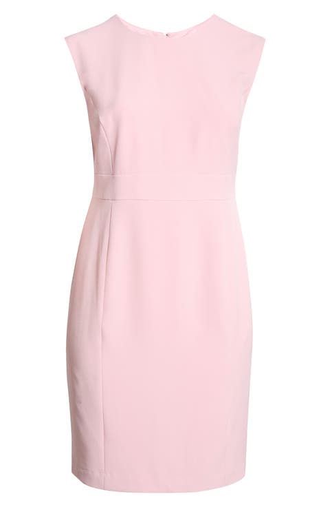 Cap Sleeve Sheath Dress (Plus)