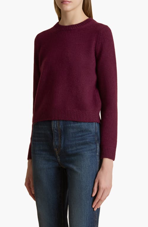 Shop Khaite Leta Cashmere Sweater In Eggplant