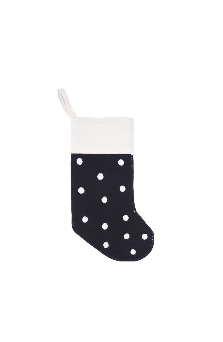 carol & frank Dots Stocking Collection, Main, color, Black