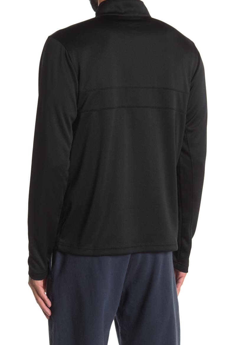 Essential Dri-FIT Half Zip Golf Pullover, Alternate, color, BLACK/WHITE