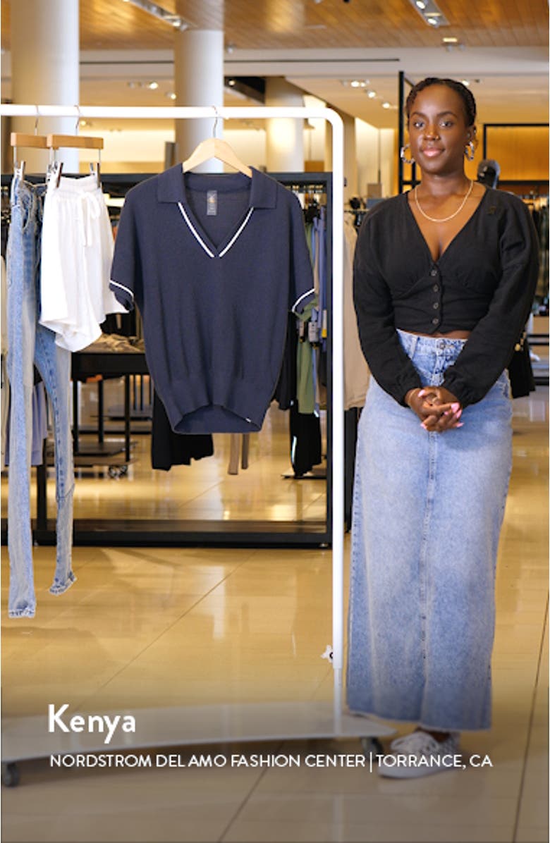 Birdie Short Sleeve Polo Sweater, sales video thumbnail