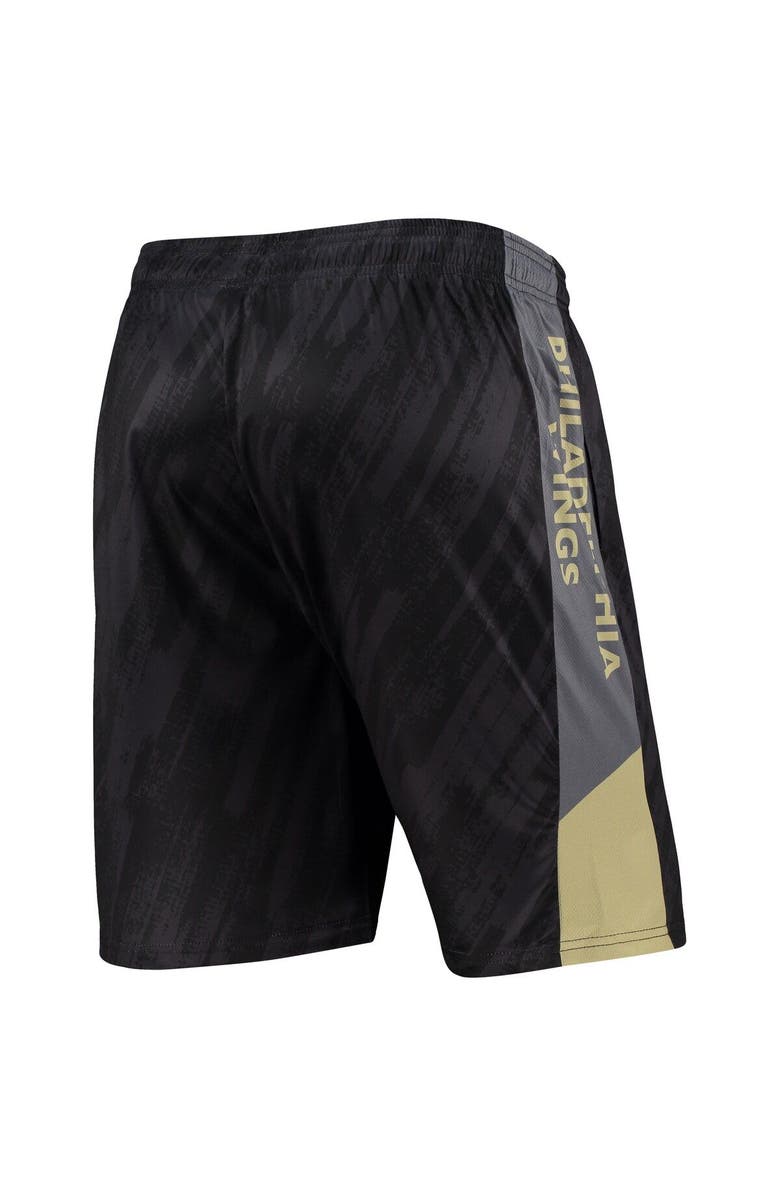 FOCO Men's FOCO Black Philadelphia Wings Static Mesh Shorts, Alternate, color, Black