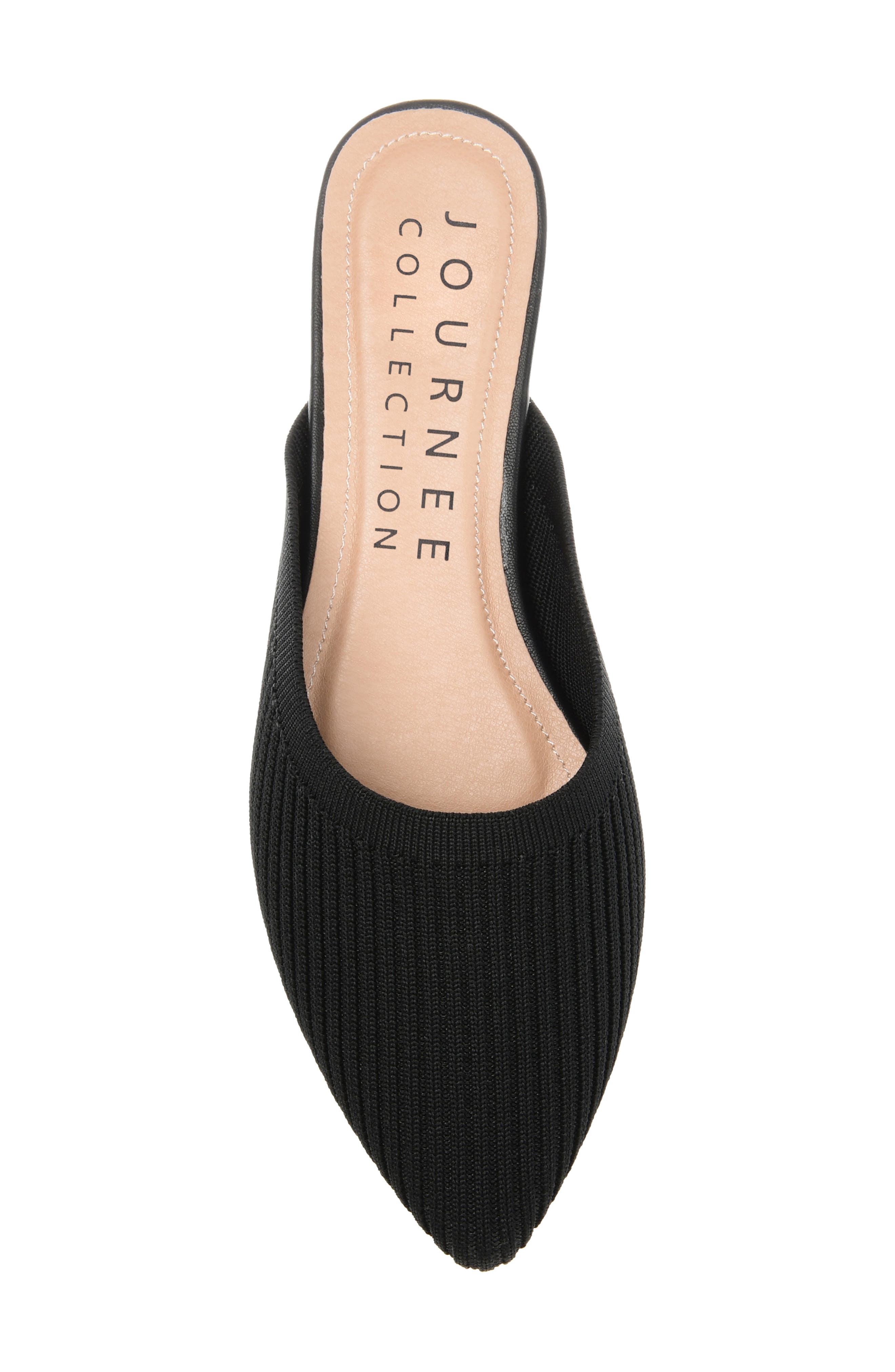 Journee Collection Aniee Knit Mule - Wide Width, Alternate, color, 