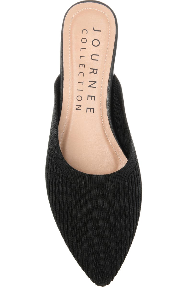 Journee Collection Aniee Knit Mule - Wide Width, Alternate, color,