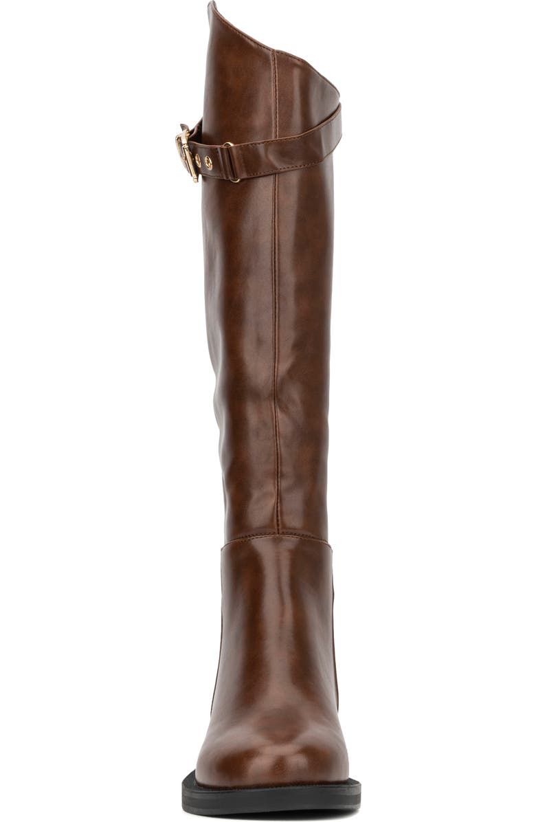 TORGEIS Antonella Buckle Boot, Alternate, color, Brown