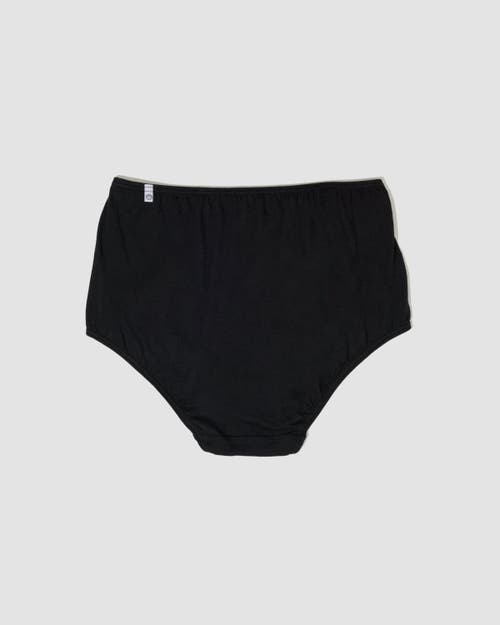 Oddobody Organic Cotton Mid-rise Brief In Midnight