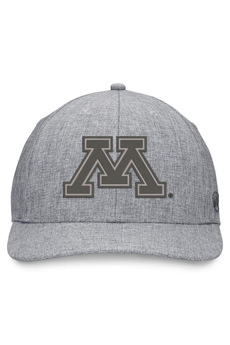 Men's Top of the World Gray Minnesota Golden Gophers Top Grit Flex Hat, Alternate, color, Gray