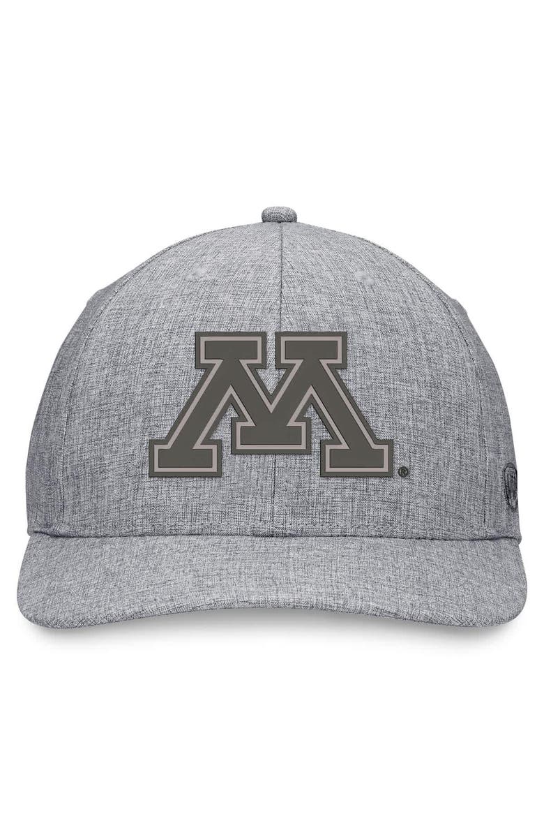 TOP OF THE WORLD Men's Top of the World Gray Minnesota Golden Gophers Top Grit Flex Hat, Alternate, color, Gray