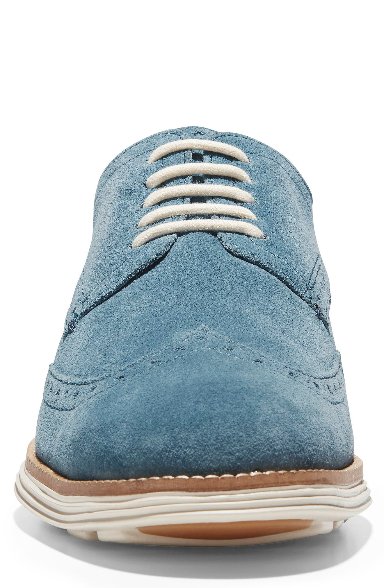 'Original Grand' Wingtip, Alternate, color, VINTAGE INDIGO SUEDE/ IVORY