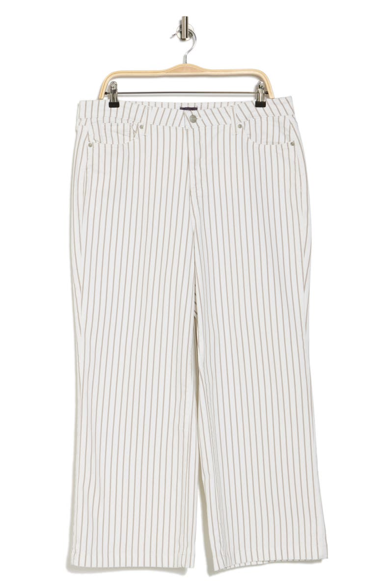 NYDJ Teresa Stripe Ankle Wide Leg Jeans, Main, color, 