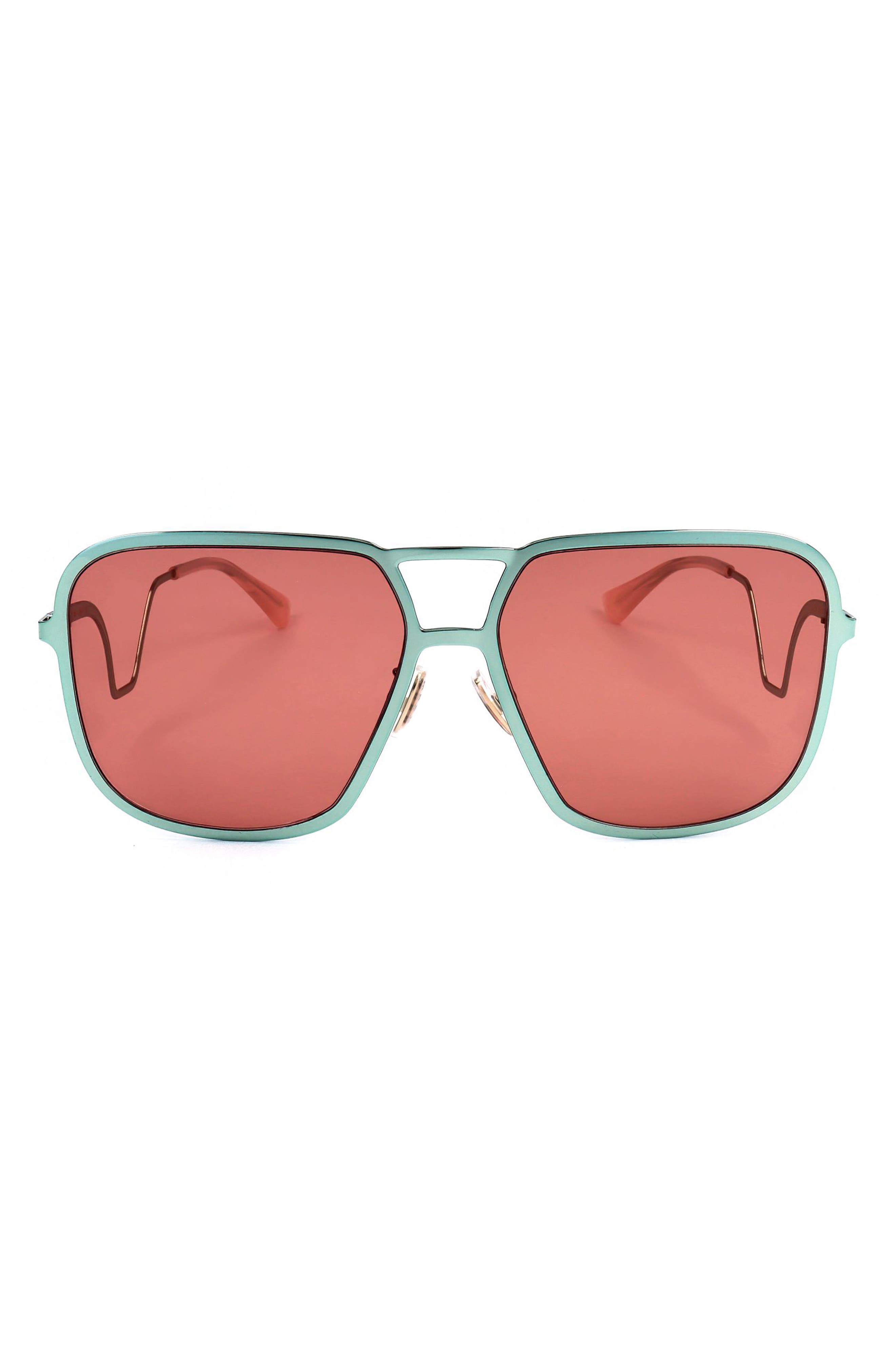 Marni 58mm Aviator Sunglasses