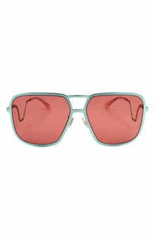 Marni 58mm Aviator Sunglasses