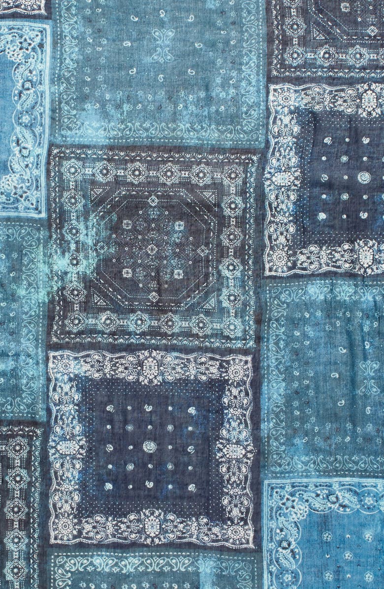 Treasure & Bond Patched Bandana Scarf, Alternate, color,