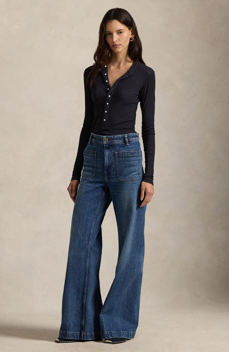 Polo Ralph Lauren Bootcut Jeans, Alternate, color, Candaze Wash