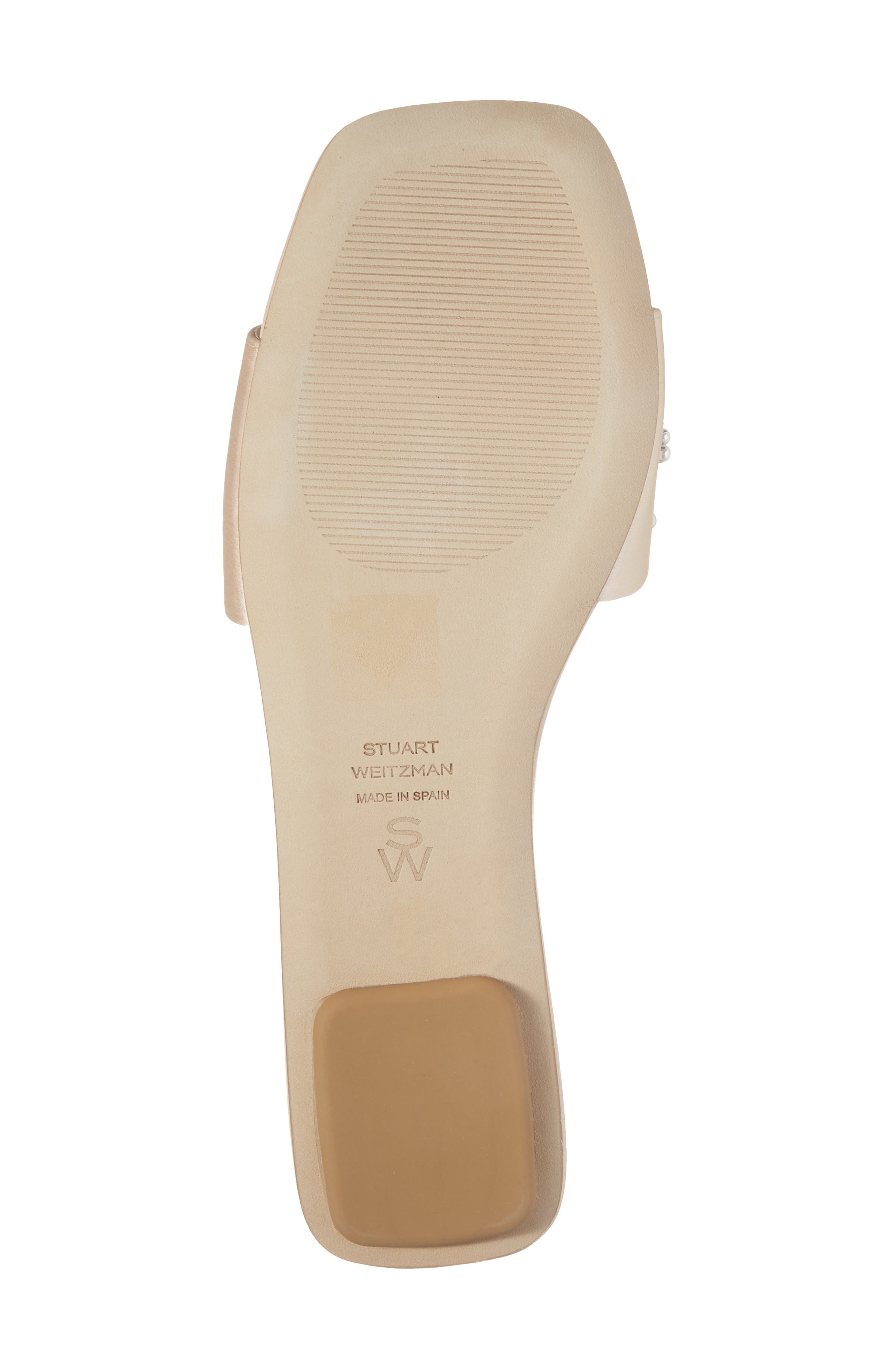 Poppy Embellished Slide Sandal, Alternate, color, BLUSH/ CLEAR/ NATURAL